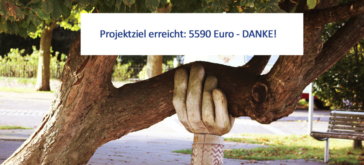 Projektziel erreicht: 5590 € - Danke!